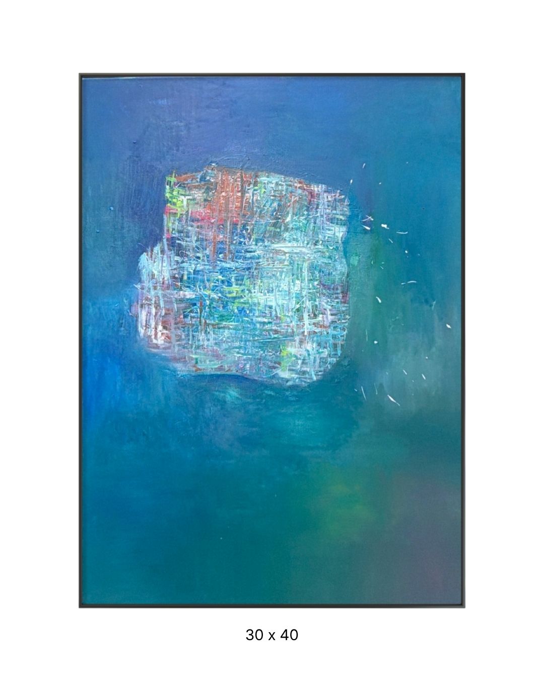 Original acrylic painting by Stevie Alger, Art at the Afters, Abstract collection, number 112, Los Angeles