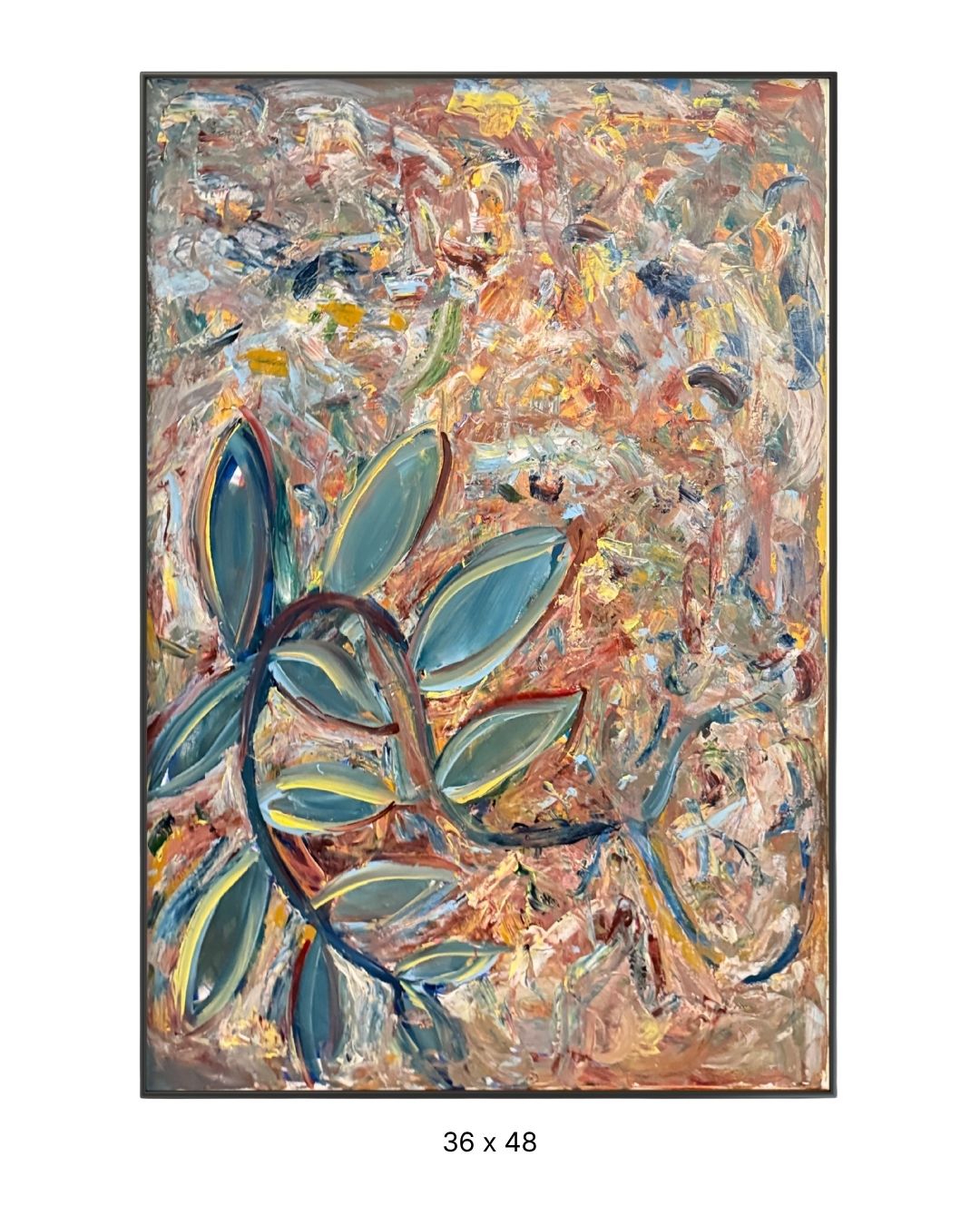 Original acrylic painting by Stevie Alger, Art at the Afters, Abstract collection, number 114, Los Angeles