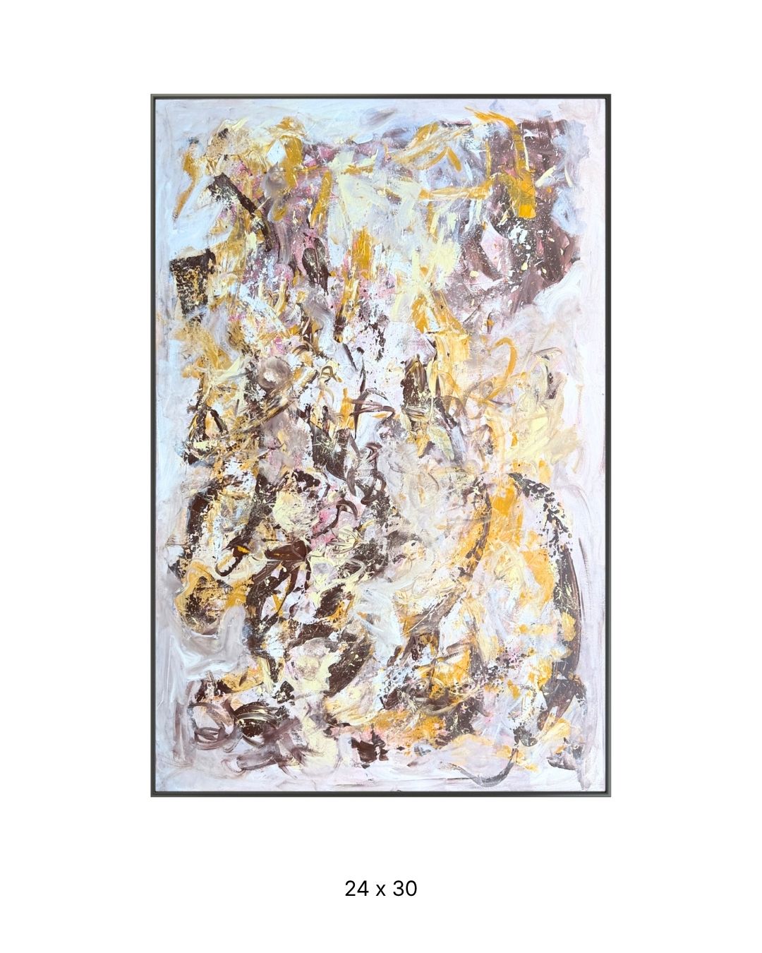 Original acrylic painting by Stevie Alger, Art at the Afters, Abstract collection, number 120, Los Angeles
