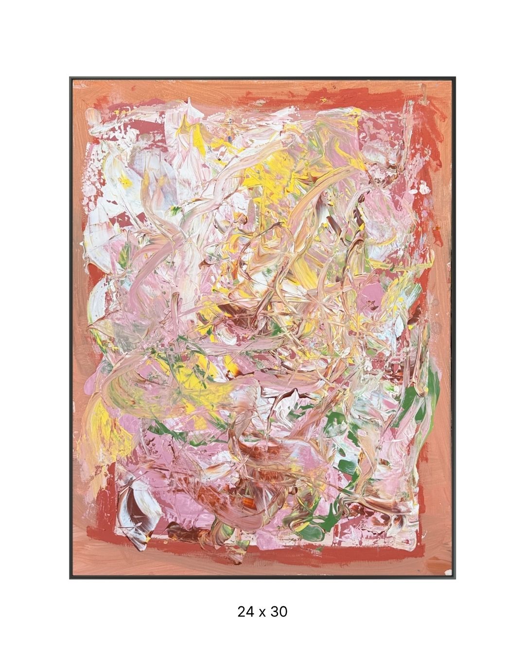 Original acrylic painting by Stevie Alger, Art at the Afters, Abstract collection, number 122, Los Angeles