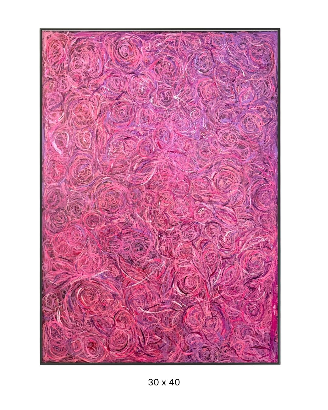 Original acrylic painting by Stevie Alger, Art at the Afters, Abstract collection, number 125, Los Angeles