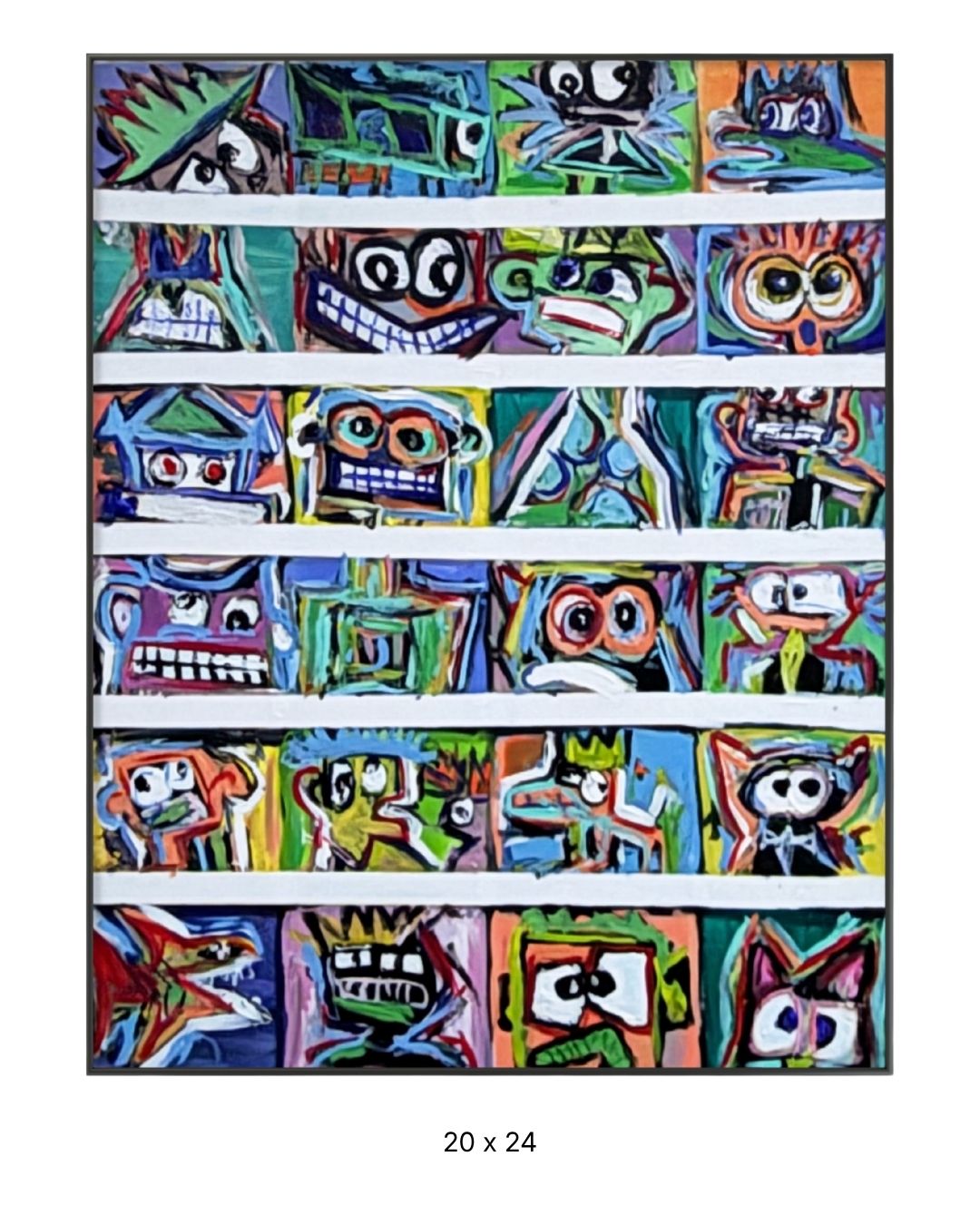 Original acrylic painting by Stevie Alger, Art at the Afters, Trip City collection, number 127, Los Angeles