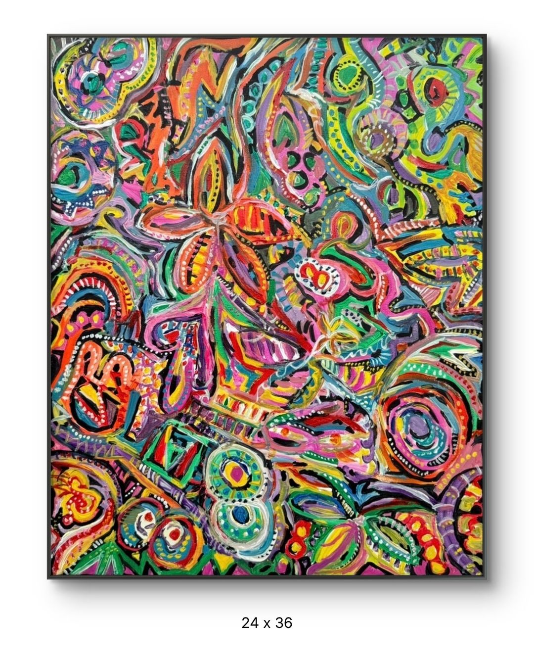 Original acrylic painting by Stevie Alger, Art at the Afters, Trip City collection, number 130, Los Angeles
