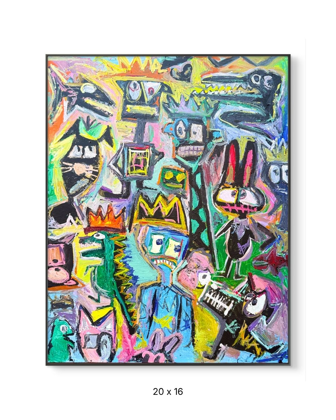 Original acrylic painting by Stevie Alger, Art at the Afters, Trip City collection, number 133, Los Angeles