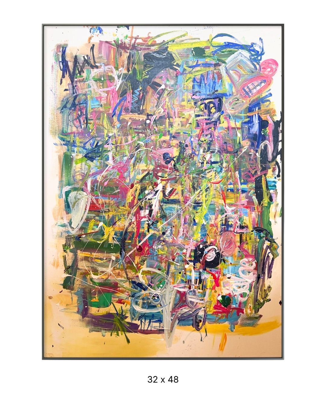 Original acrylic painting by Stevie Alger, Art at the Afters, Trip City collection, number 138, Los Angeles