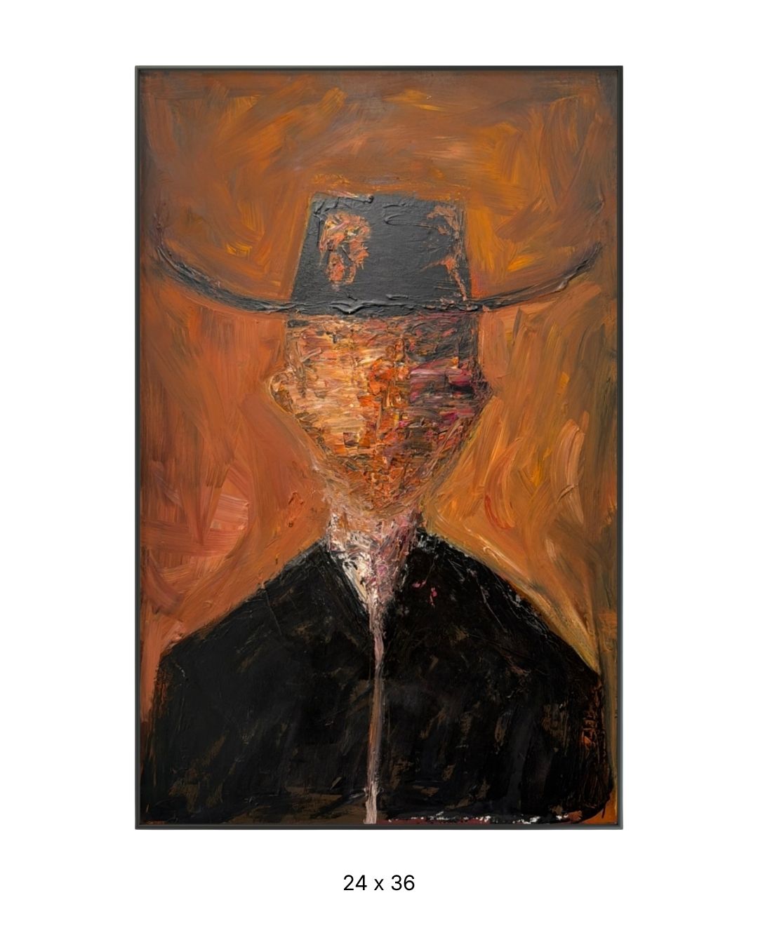 Original acrylic painting by Stevie Alger, Art at the Afters, Western America collection, number 143, Los Angeles