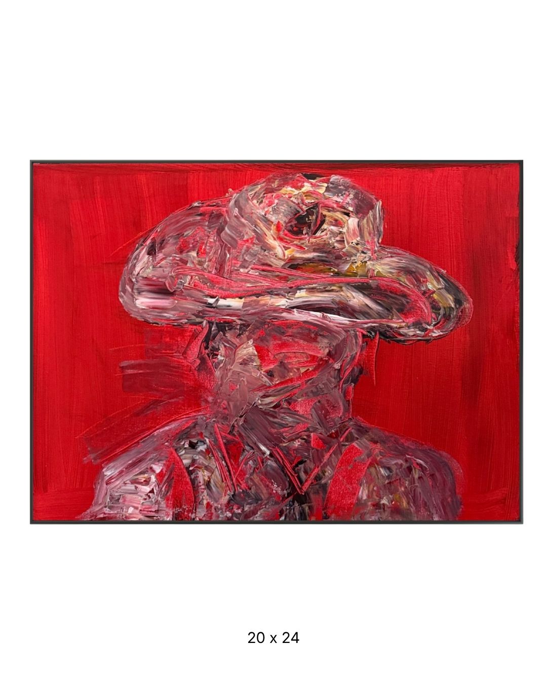 Original acrylic painting by Stevie Alger, Art at the Afters, Western America collection, number 148, Los Angeles