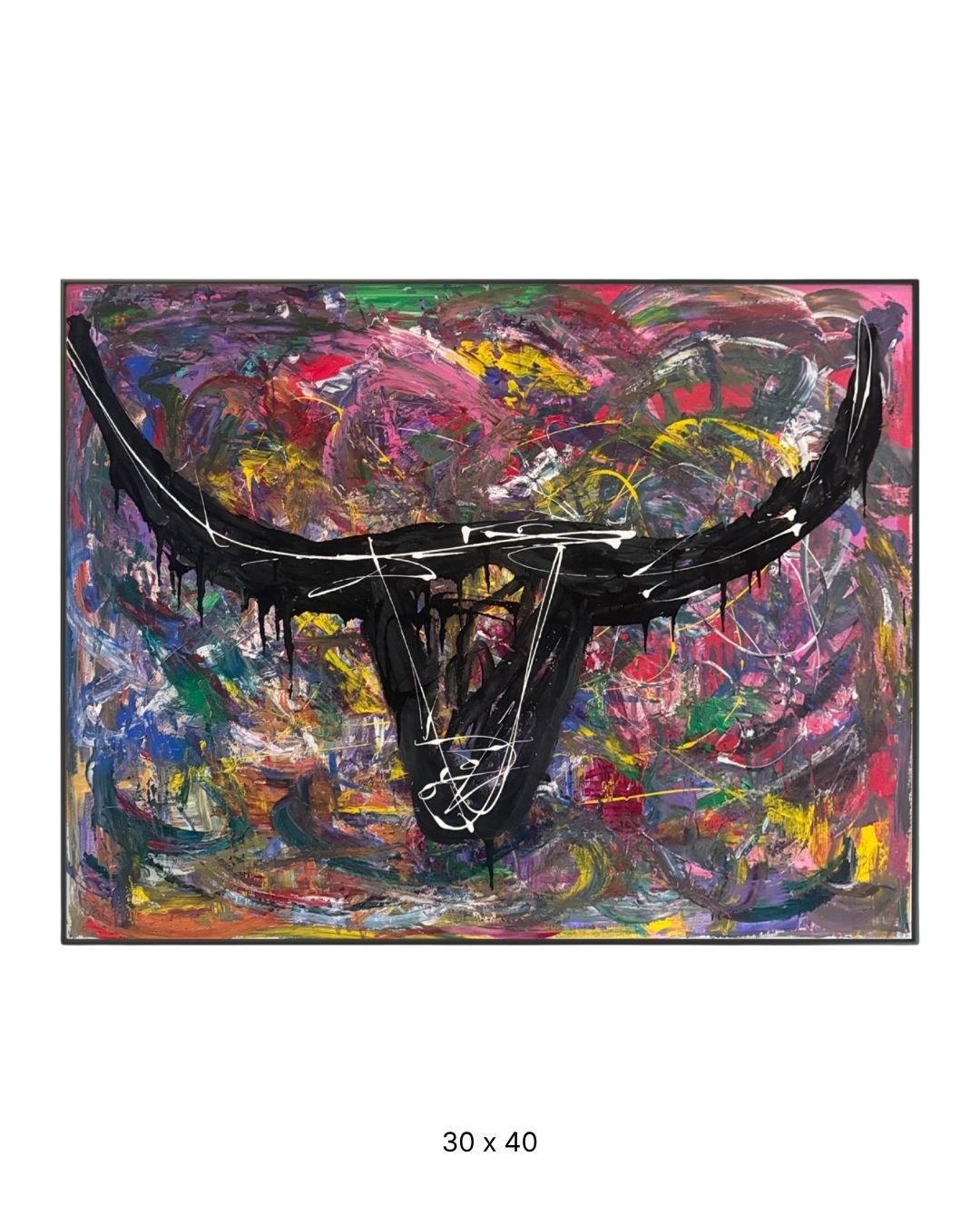 Original acrylic painting by Stevie Alger, Art at the Afters, Western America collection, number 151, Los Angeles