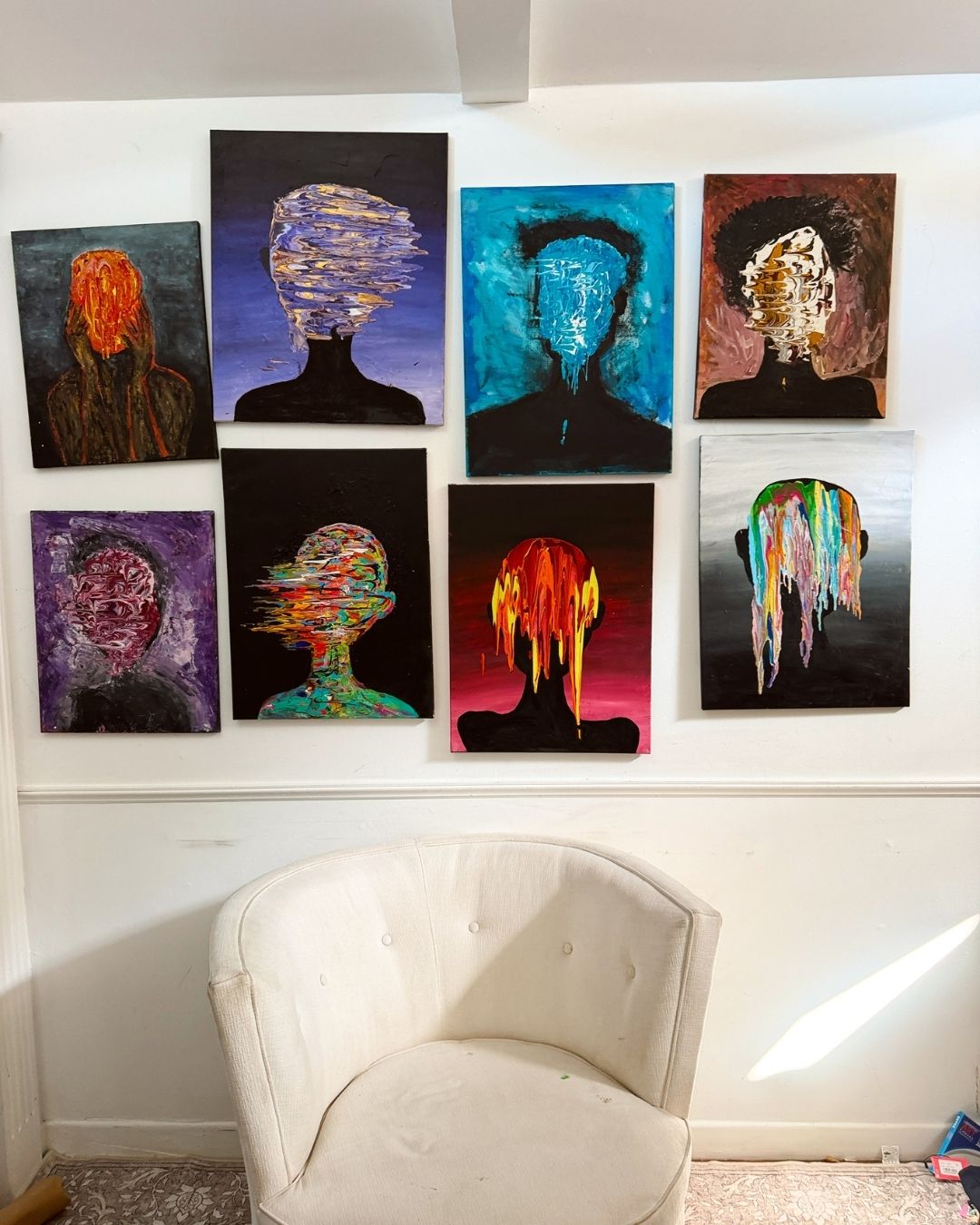 Art at the Afters original in a Los Angeles home 10
