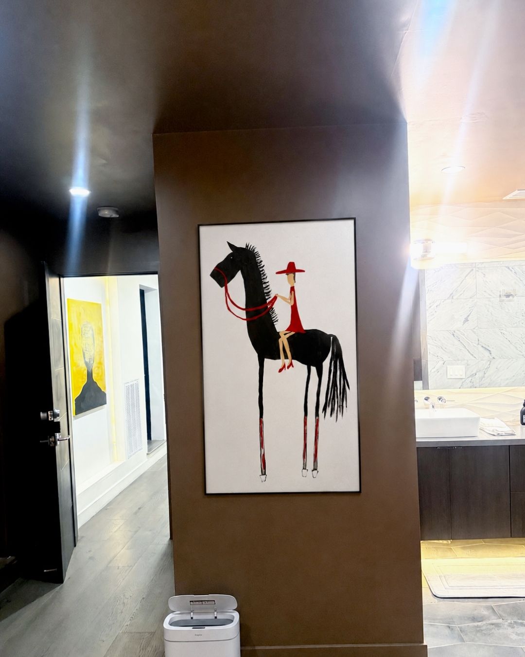 Art at the Afters original in a Los Angeles home 2