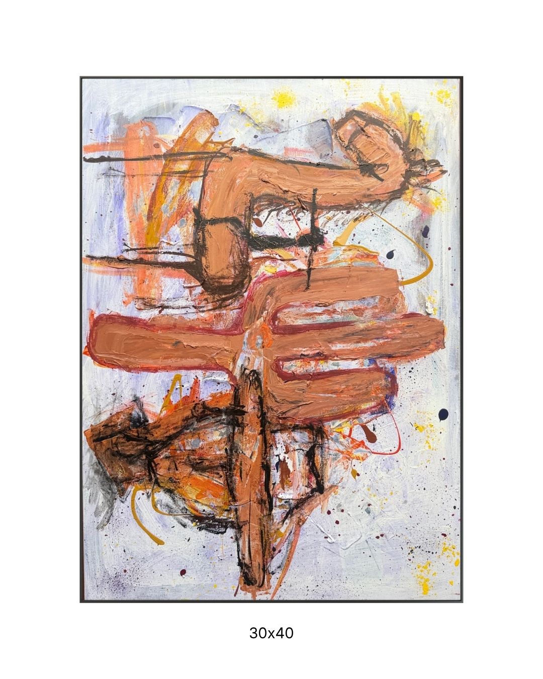 Original acrylic painting by Stevie Alger, Art at the Afters, Latest collection, number 17, Los Angeles