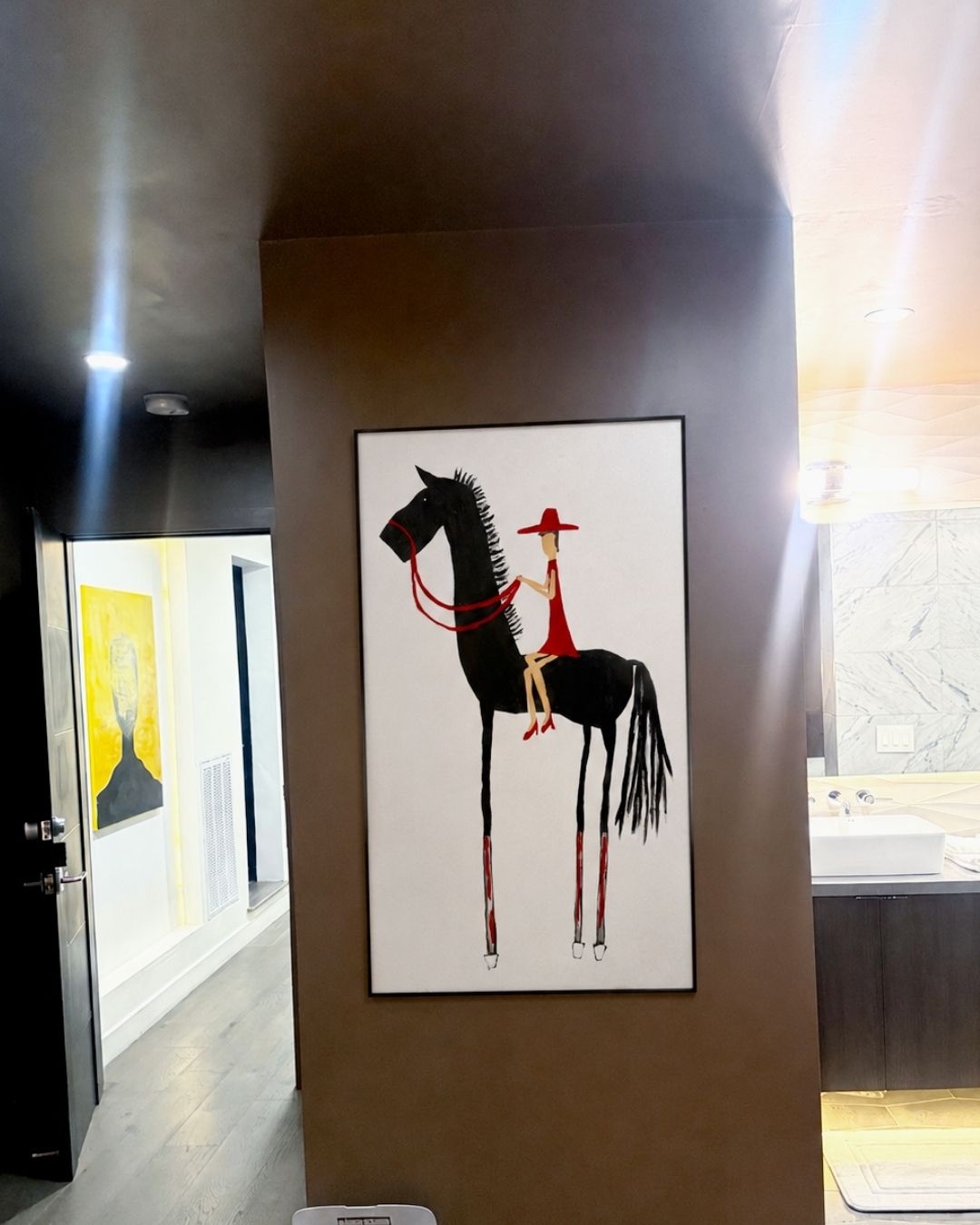 Art at the Afters original in a Los Angeles home 1