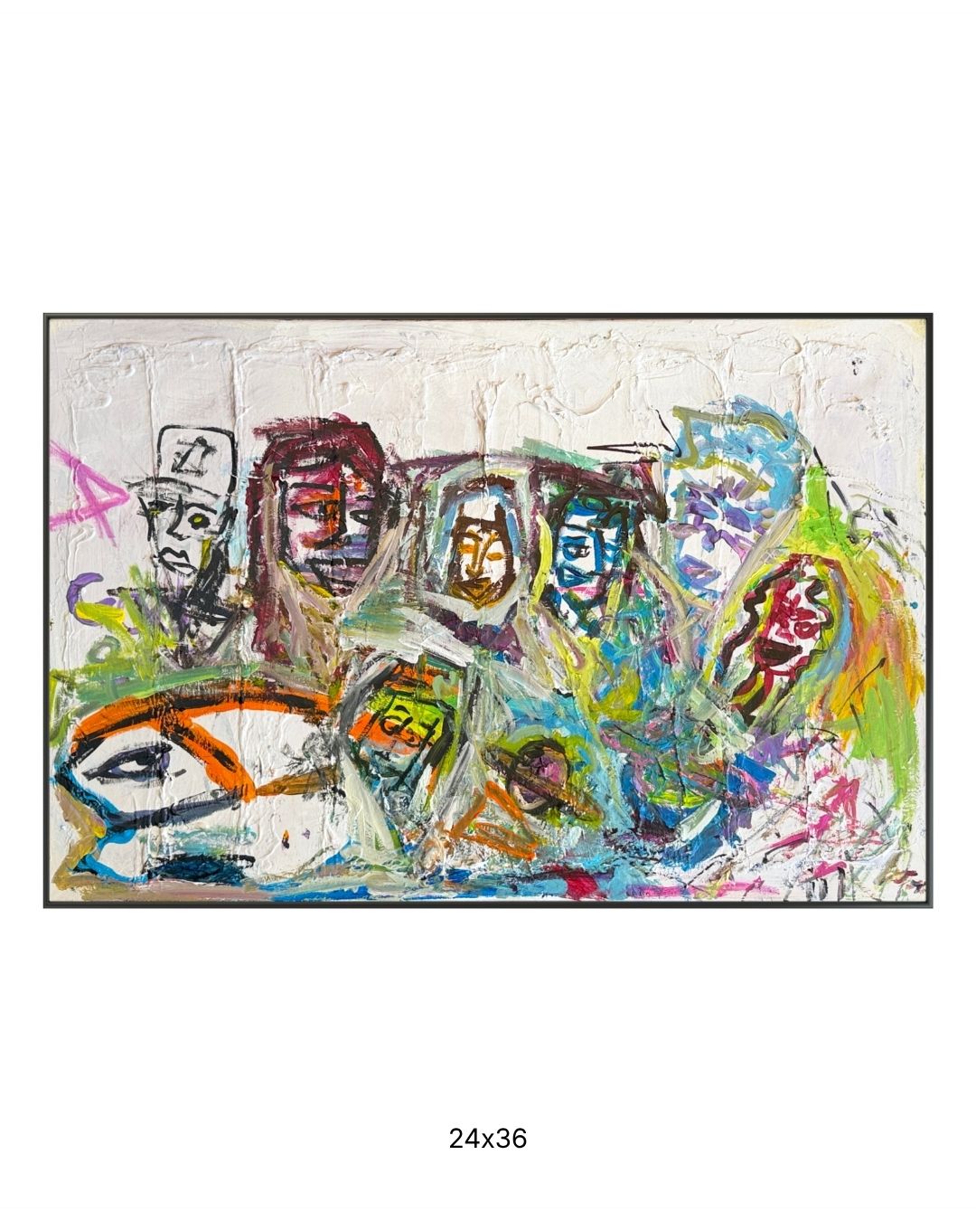 Original acrylic painting by Stevie Alger, Art at the Afters, Latest collection, number 19, Los Angeles