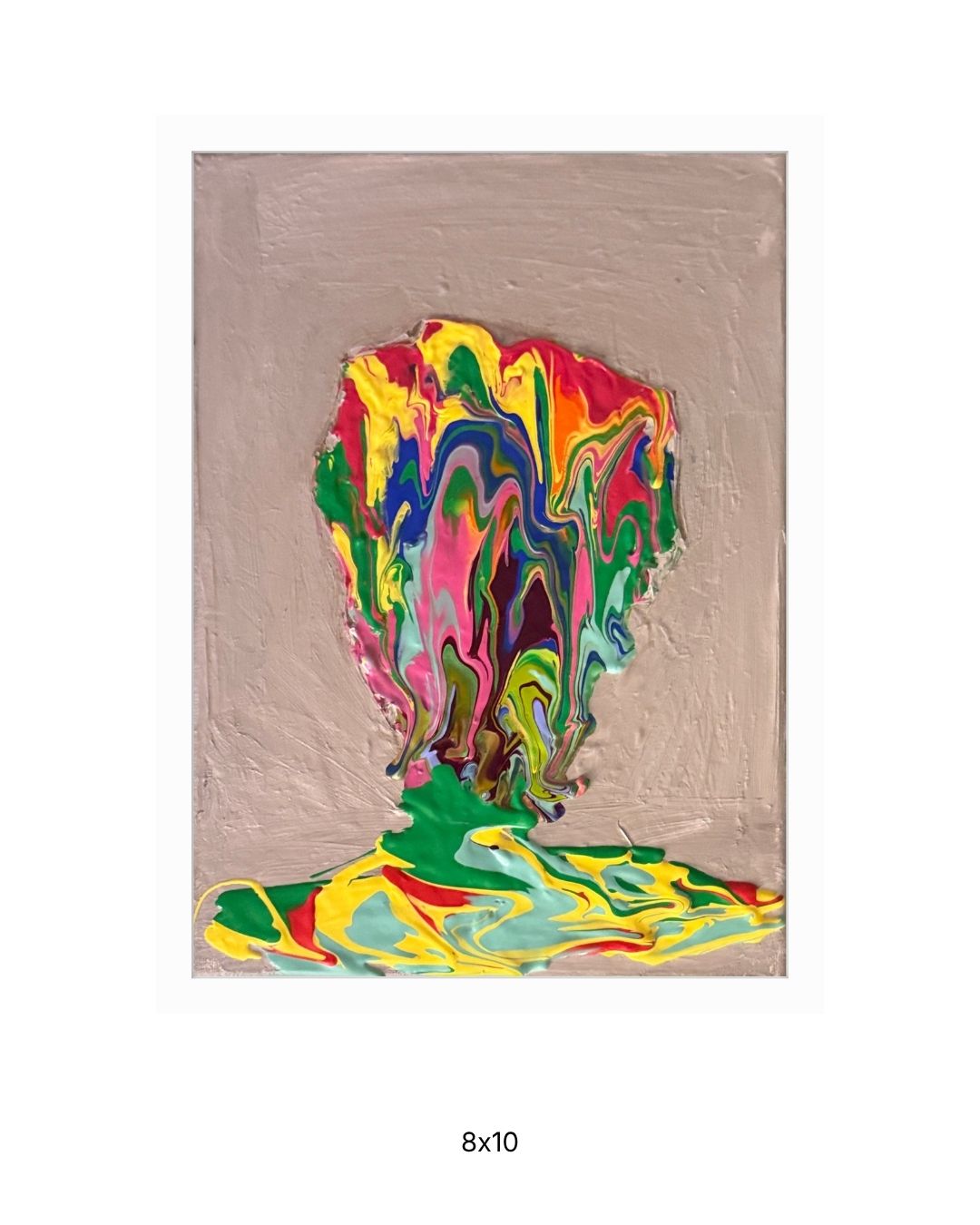 Original acrylic painting by Stevie Alger, Art at the Afters, Latest collection, number 24, Los Angeles