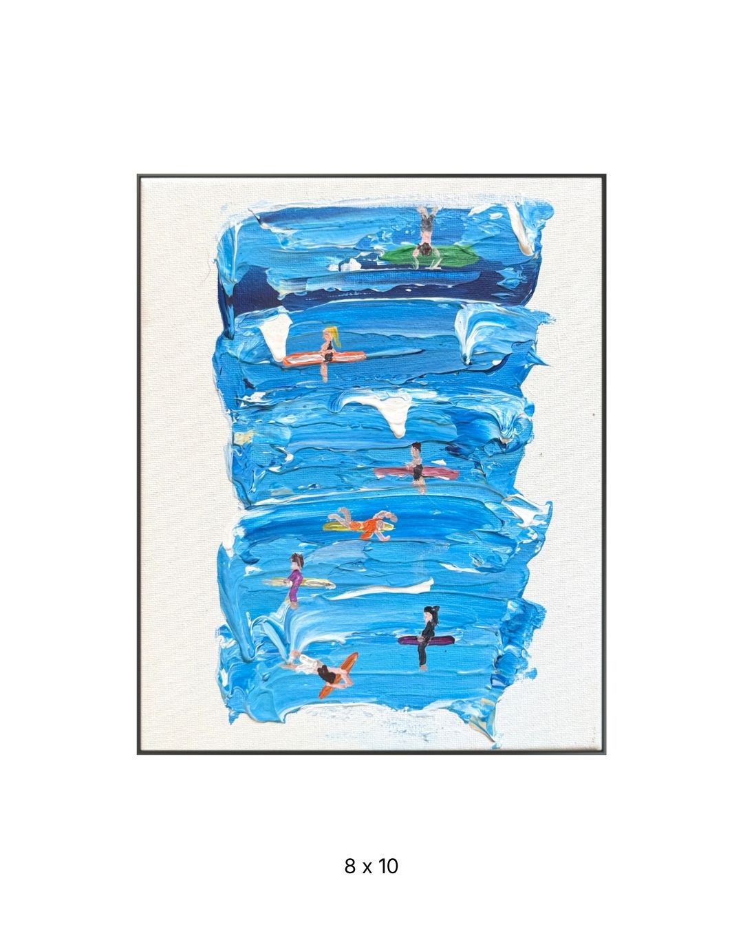 Original acrylic painting by Stevie Alger, Art at the Afters, Latest collection, number 33, Los Angeles