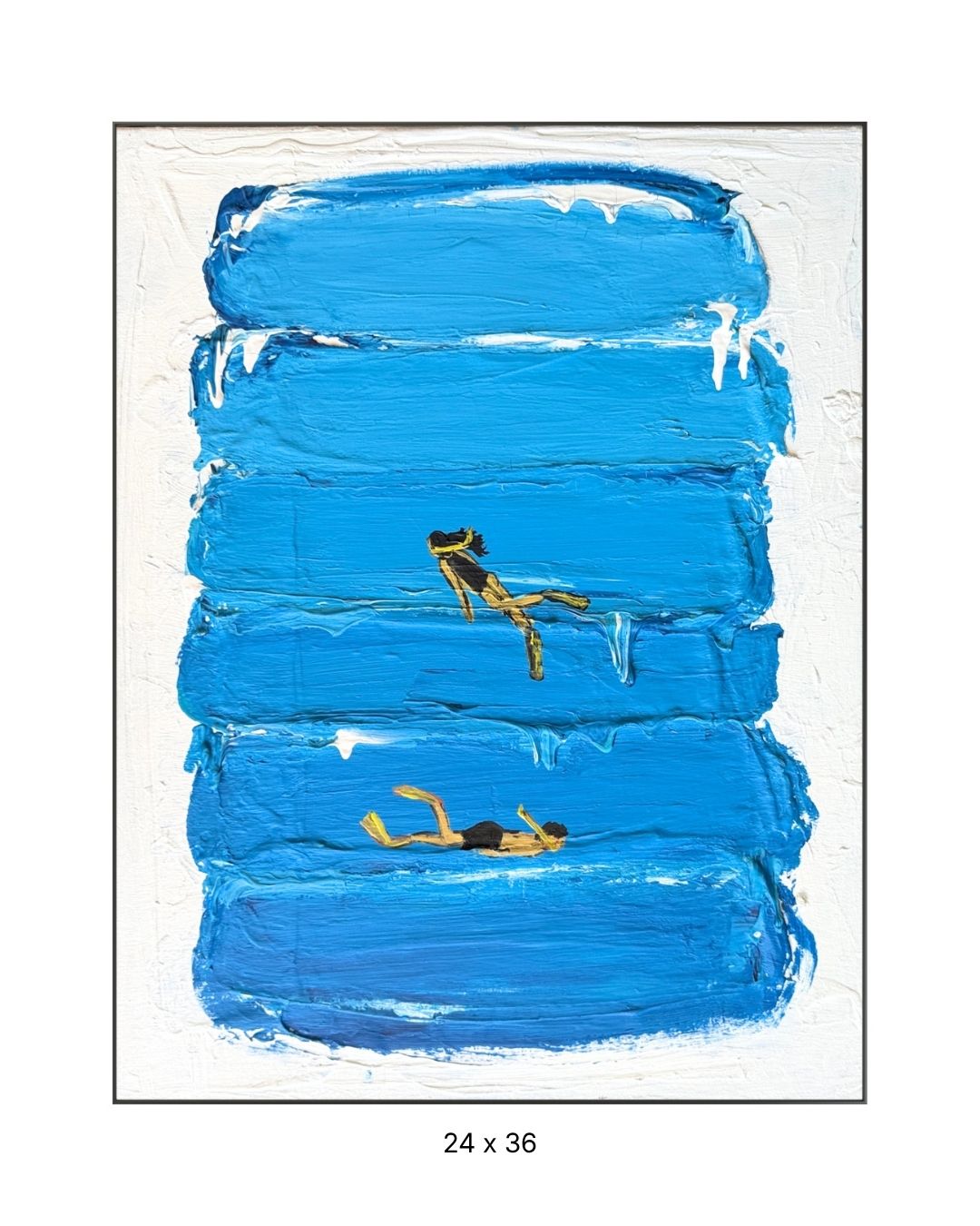 Original acrylic painting by Stevie Alger, Art at the Afters, Latest collection, number 34, Los Angeles