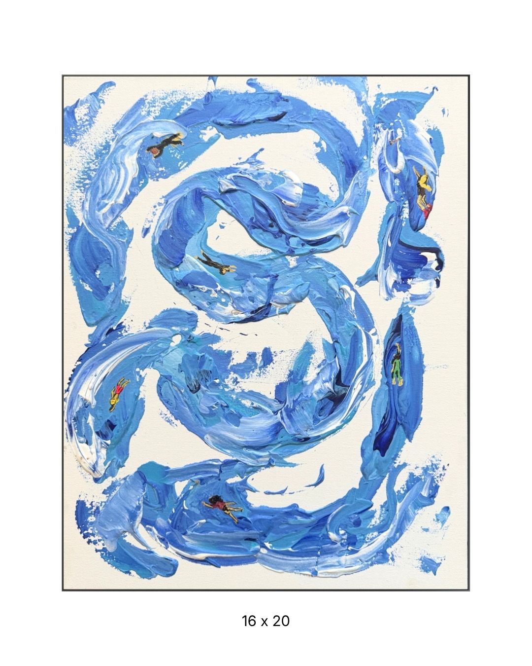 Original acrylic painting by Stevie Alger, Art at the Afters, Latest collection, number 35, Los Angeles