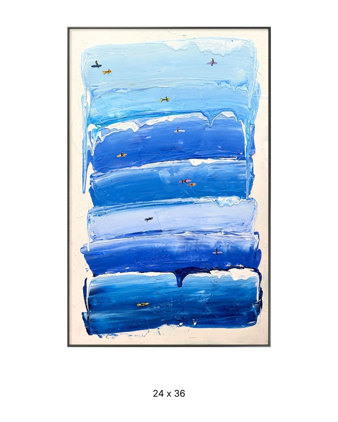 Original acrylic painting by Stevie Alger, Art at the Afters, Aussie Summer collection, number 89, Los Angeles