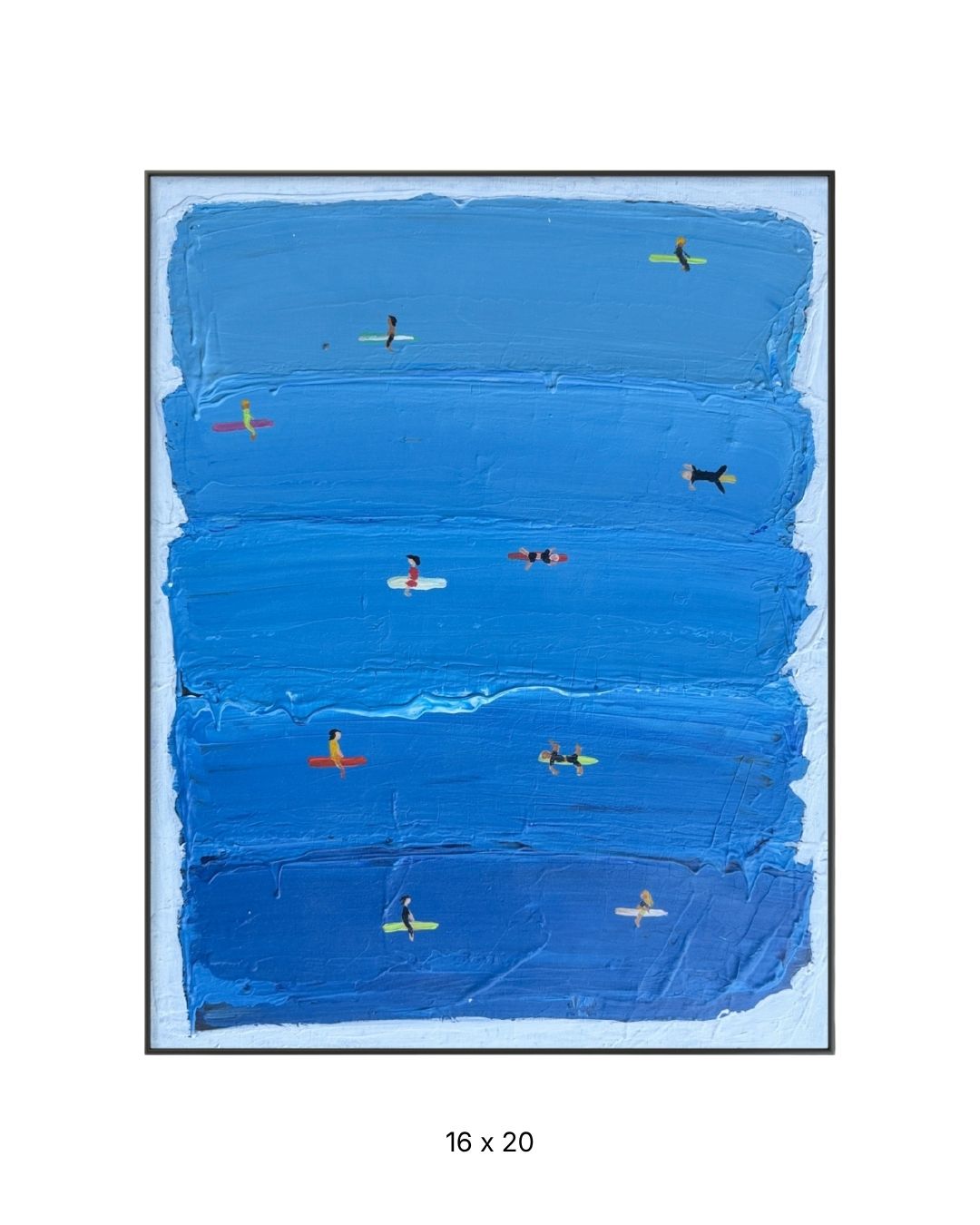 Original acrylic painting by Stevie Alger, Art at the Afters, Aussie Summer collection, number 91, Los Angeles