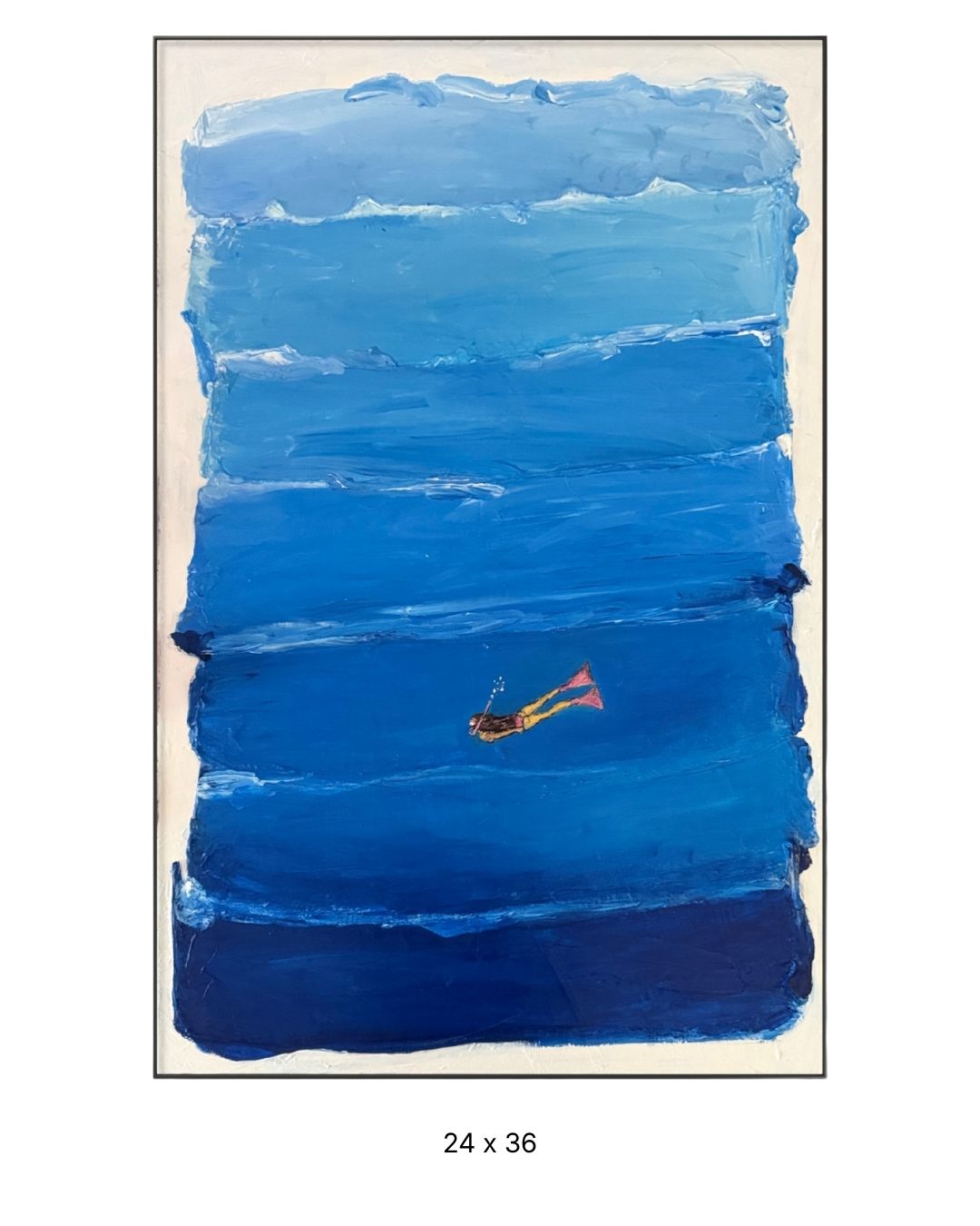 Original acrylic painting by Stevie Alger, Art at the Afters, Aussie Summer collection, number 95, Los Angeles